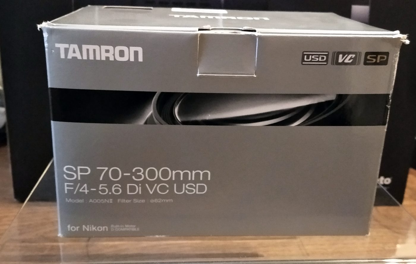⚙ Tamron SP 70-300mm F4-5.6 Di VC USD (Nikon F) Black with Box