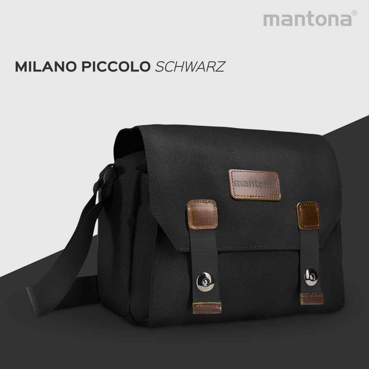 Mantona Camerabag Milano piccolo black