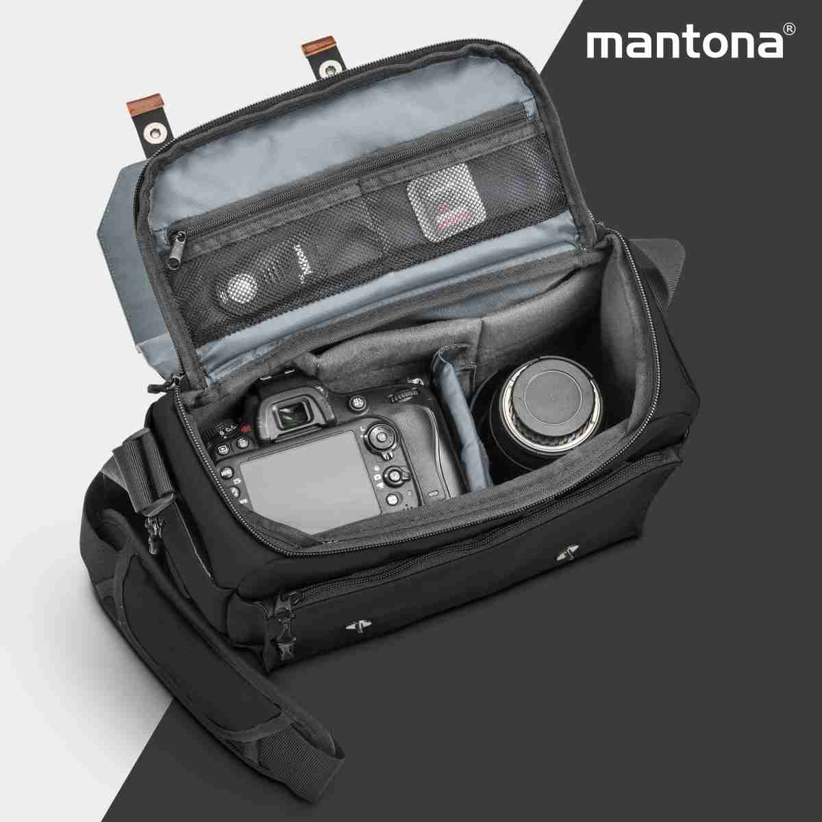 Mantona Camerabag Milano grande black