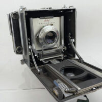 Linhof Super Technica 150mm F4.5 Xenar Complete with Roll FIlm Back 6x9 with focus blade