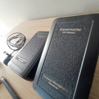 Saramonic SR-WM4C VHF Camera-Mount Wireless Omni Lavalier Microphone System (203, 207, 211, 215 MHz). Πλήρες σετ. Μini XLR.