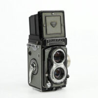Rolleiflex T 3.5f 75mm Tessar Zeiss Lens TLR Camera Gray