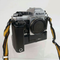 Nikon FA Silver with MD-15 Drive with strap