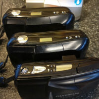 Olympus mju II with case & strap µ[mju:]-II 35mm F2.8 Lens