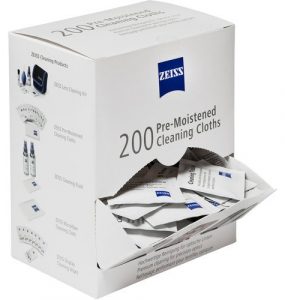 Zeiss υγροποιημένα καθαριστικά μαντηλάκια (200)